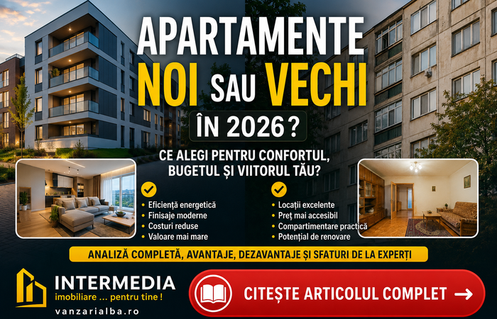 Apartamente Noi sau Apartamente Vechi în 2026