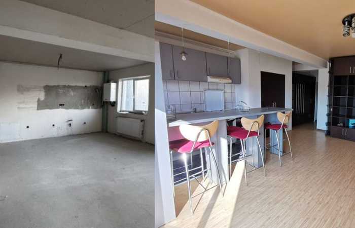 Apartament semifinisat sau apartament vechi de 10-15 ani