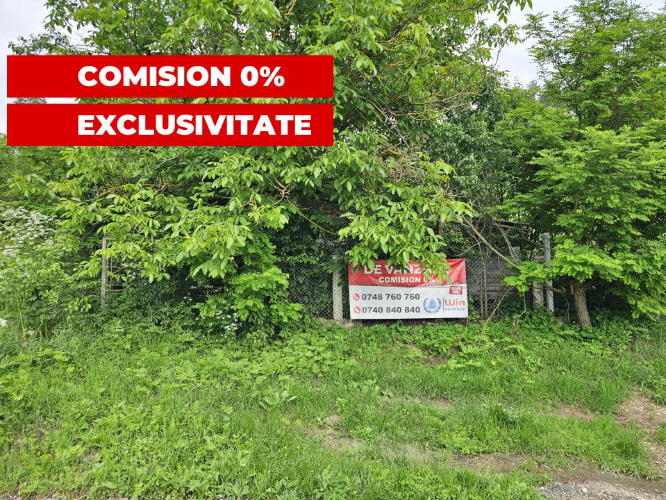 Teren intravilan construibil imediat | 1500mp | Front 30m | Iclozel