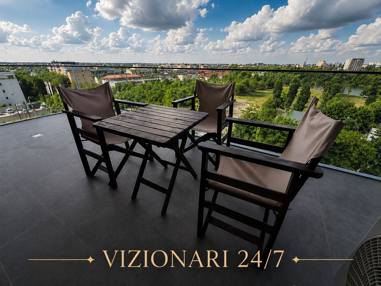 PETROM CITY (Escape Residence)-3 camere mobilate I vedere lac I parcare garaj