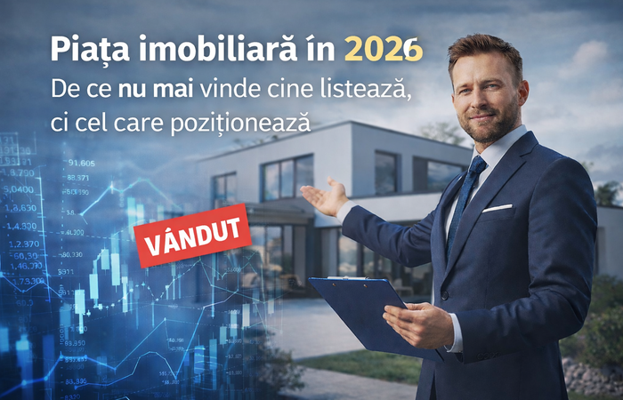 Piața imobiliară: de ce nu mai vinde cine listează, ci cine poziționează