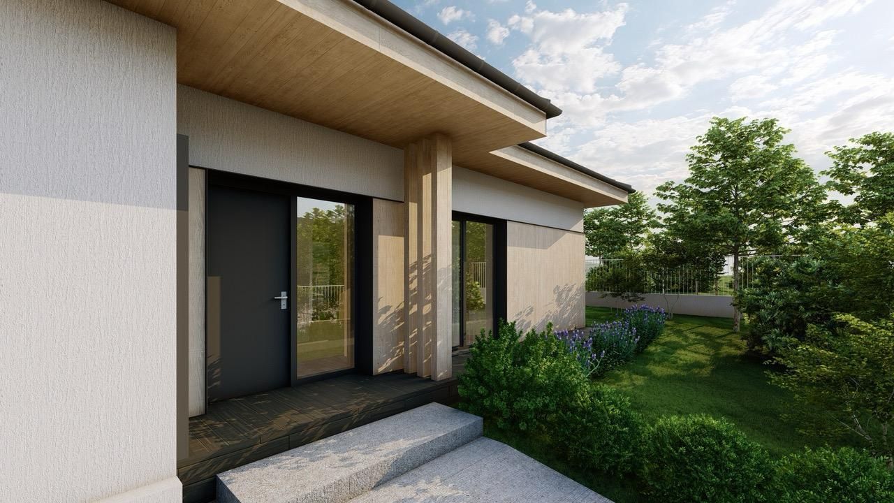 Casă individuală modernă cu garaje și teren 500mp – Chinteni