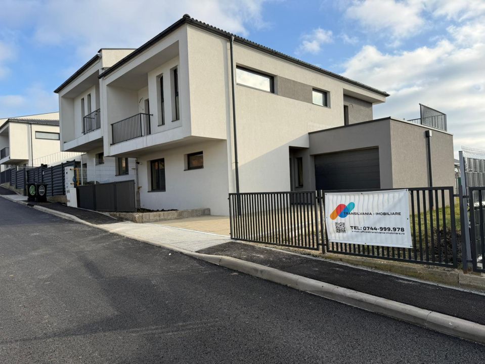 Duplex finisat  modern în Chinteni – 120 mp, teren  360 mp