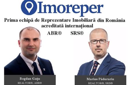 Prima echipă de Reprezentare Imobiliară  din România acreditată internațional  ABR® si SRS®