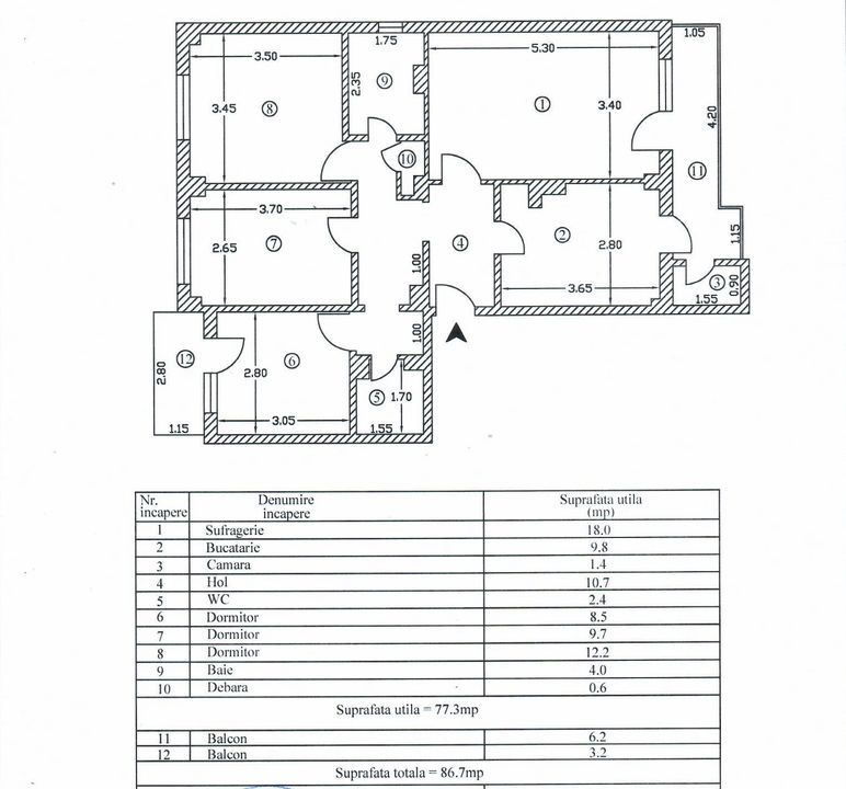 Apartament spațios 4 camere | Prundu | Confort, liniște și acces rapid