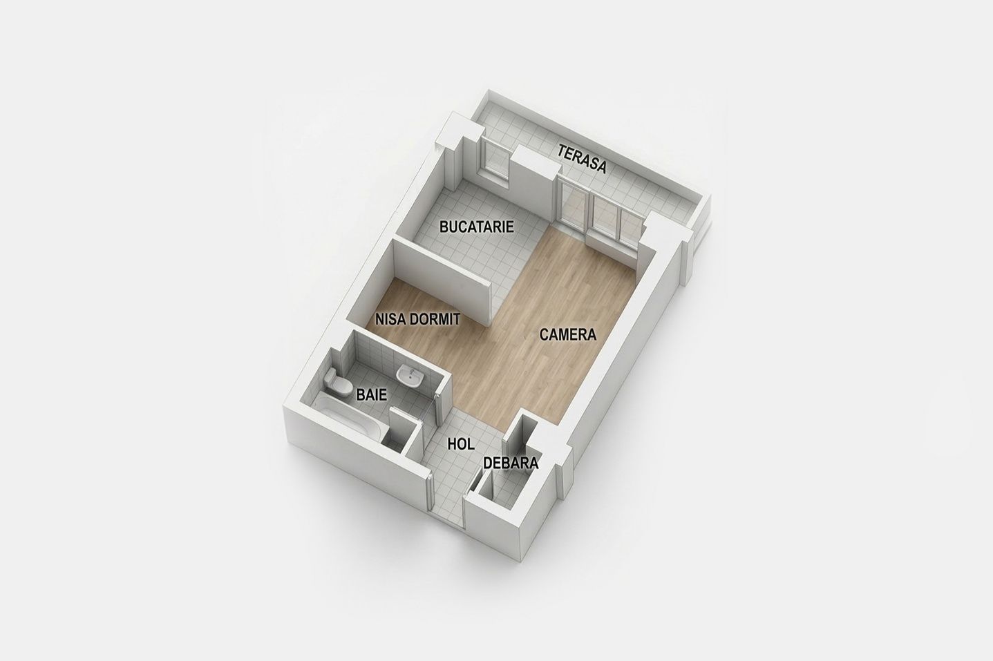 Apartament cu 1 camera + nisa de dormit, Marasti | Zona Iulius Mall - foto 8